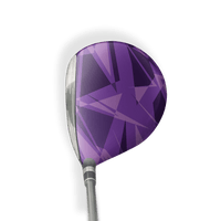 Fairway Wood / Hybrid Right Handed Sharp Elite Purple Vinyl Wrap Skin