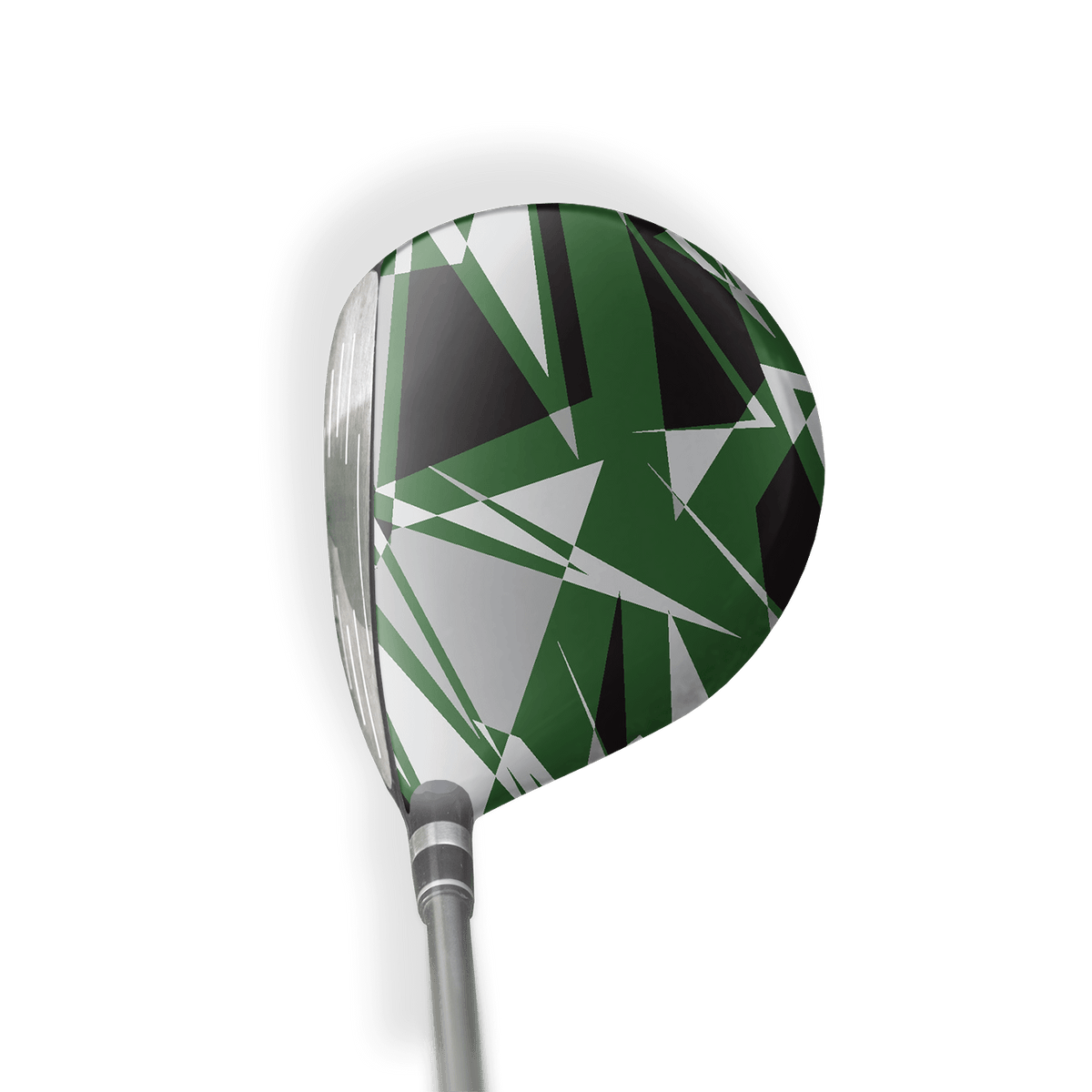 Fairway Wood / Hybrid Right Handed Sharp Green Tiger Vinyl Wrap Skin