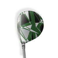 Fairway Wood / Hybrid Right Handed Sharp Green Tiger Vinyl Wrap Skin
