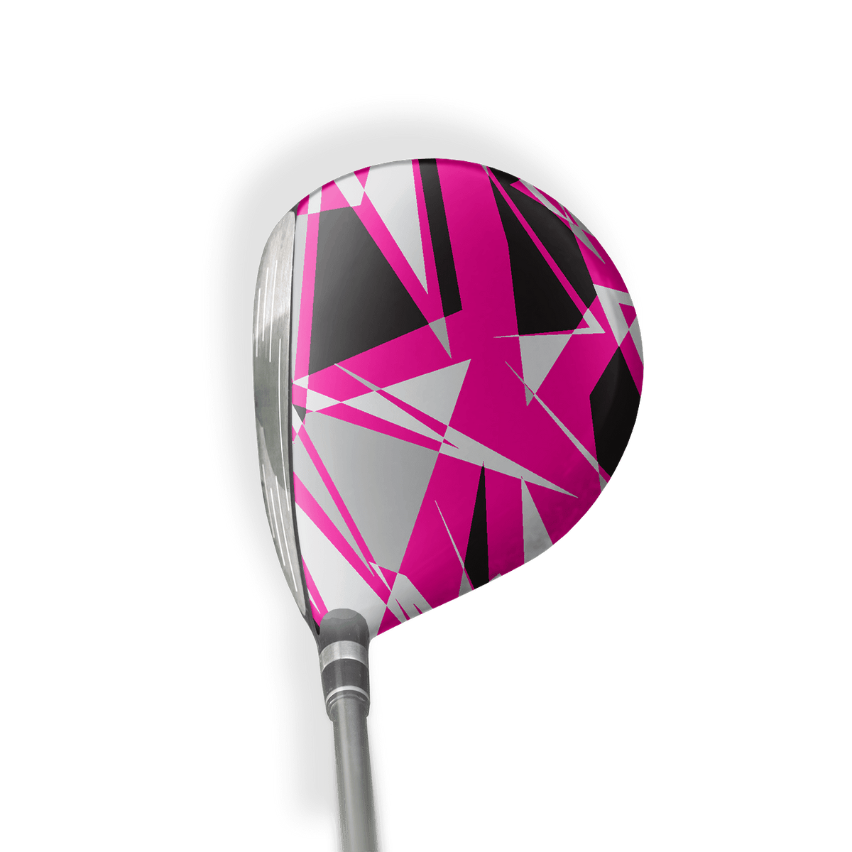 Fairway Wood / Hybrid Right Handed Sharp Magenta Tiger Vinyl Wrap Skin