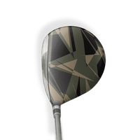 Fairway Wood / Hybrid Right Handed Sharp Militant Charcoal Vinyl Wrap Skin