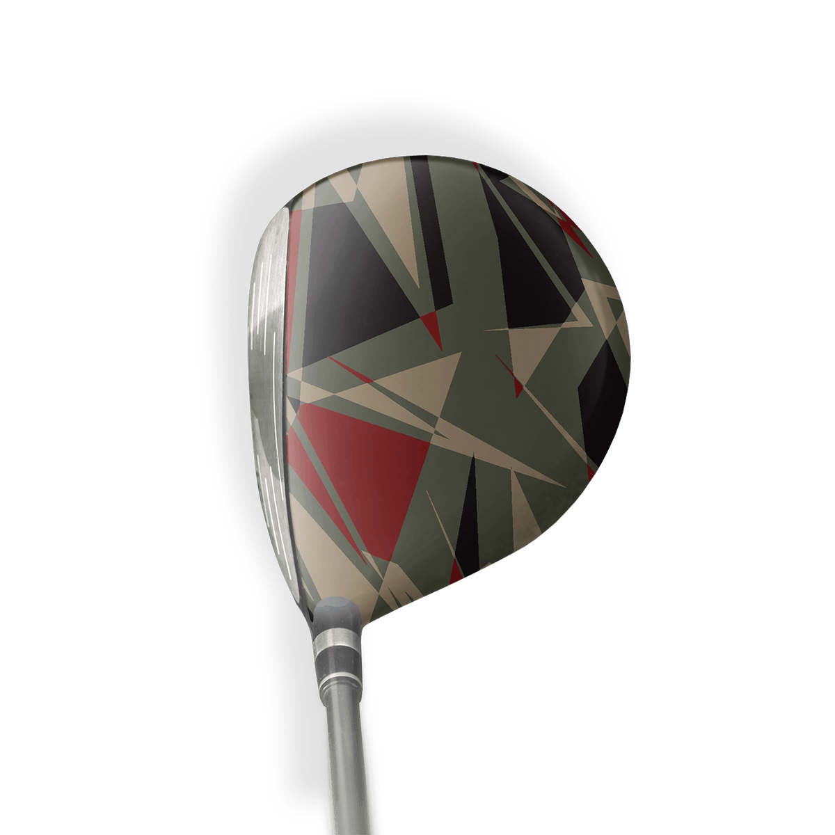 Fairway Wood / Hybrid Right Handed Sharp Militant Red Vinyl Wrap Skin