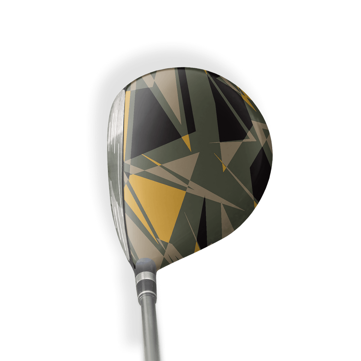 Fairway Wood / Hybrid Right Handed Sharp Militant Yellow Vinyl Wrap Skin