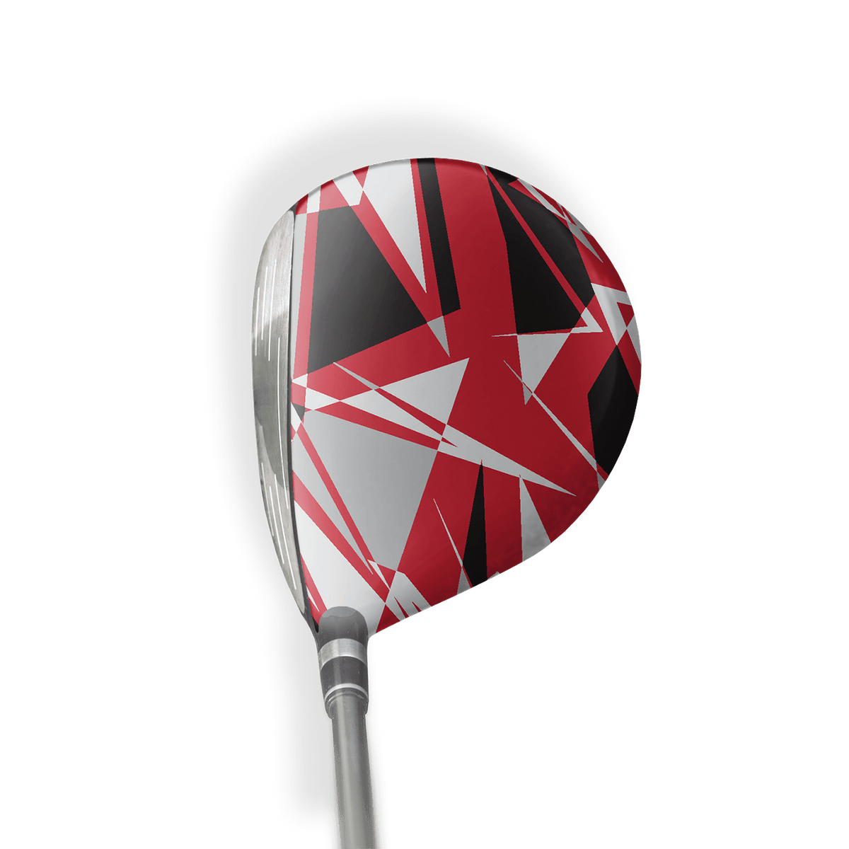 Fairway Wood / Hybrid Right Handed Sharp Red Tiger Vinyl Wrap Skin