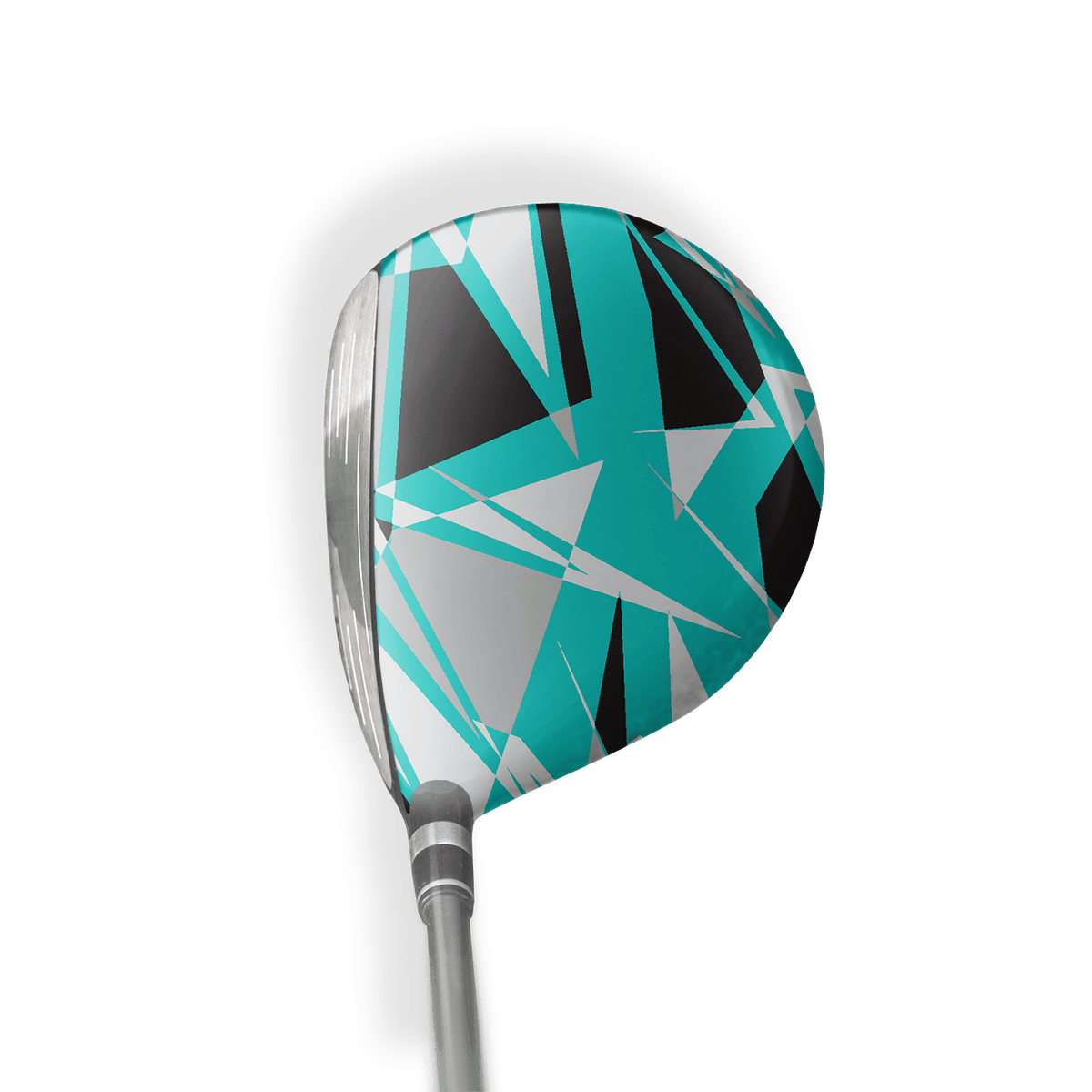 Fairway Wood / Hybrid Right Handed Sharp Tiffany Blue Tiger Vinyl Wrap Skin
