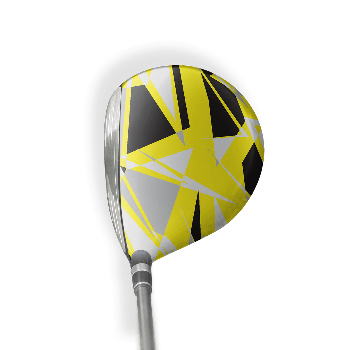 Fairway Wood / Hybrid Right Handed Sharp Yellow Tiger Vinyl Wrap Skin