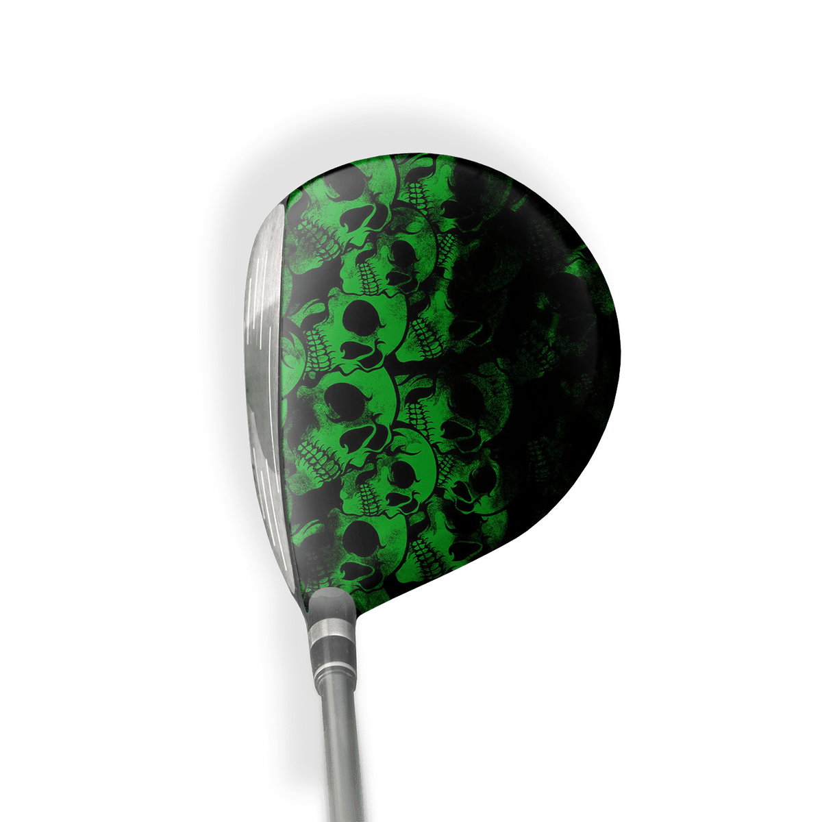 Fairway Wood / Hybrid Right Handed Skull Green Vinyl Wrap Skin