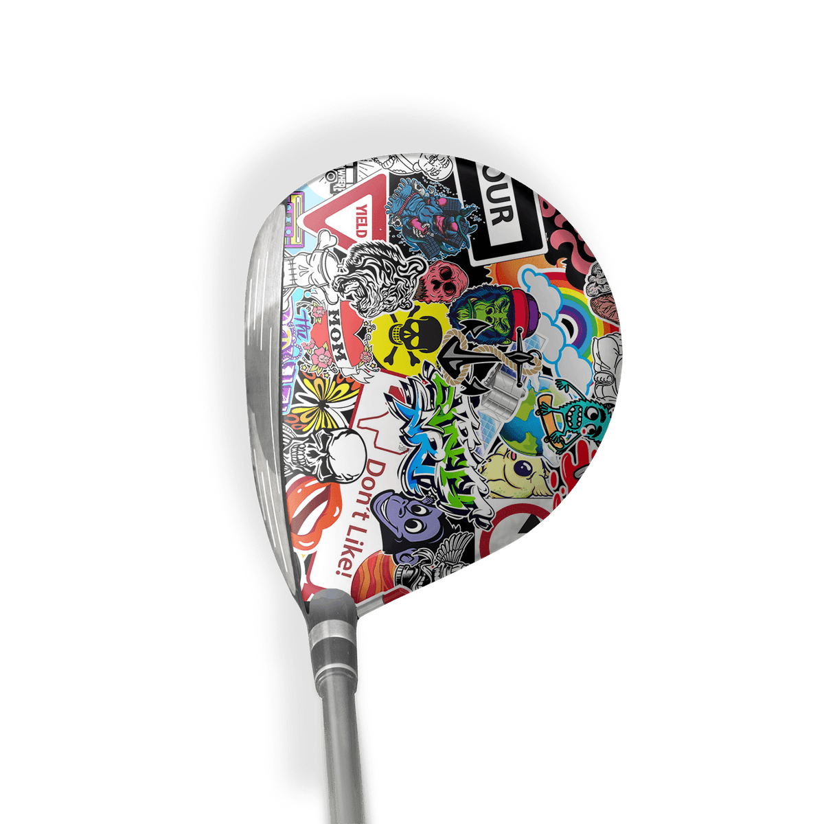 Fairway Wood / Hybrid Right Handed Sticker Bomb Color Vinyl Wrap Skin