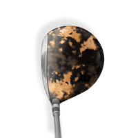 Fairway Wood / Hybrid Right Handed Tie Dye Bleached Black Vinyl Wrap Skin