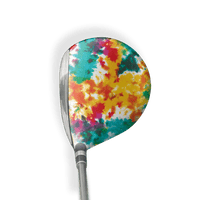 Fairway Wood / Hybrid Right Handed Tie Dye Jungle Fever Vinyl Wrap Skin