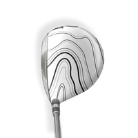 Fairway Wood / Hybrid Right Handed Topographic White Vinyl Wrap Skin