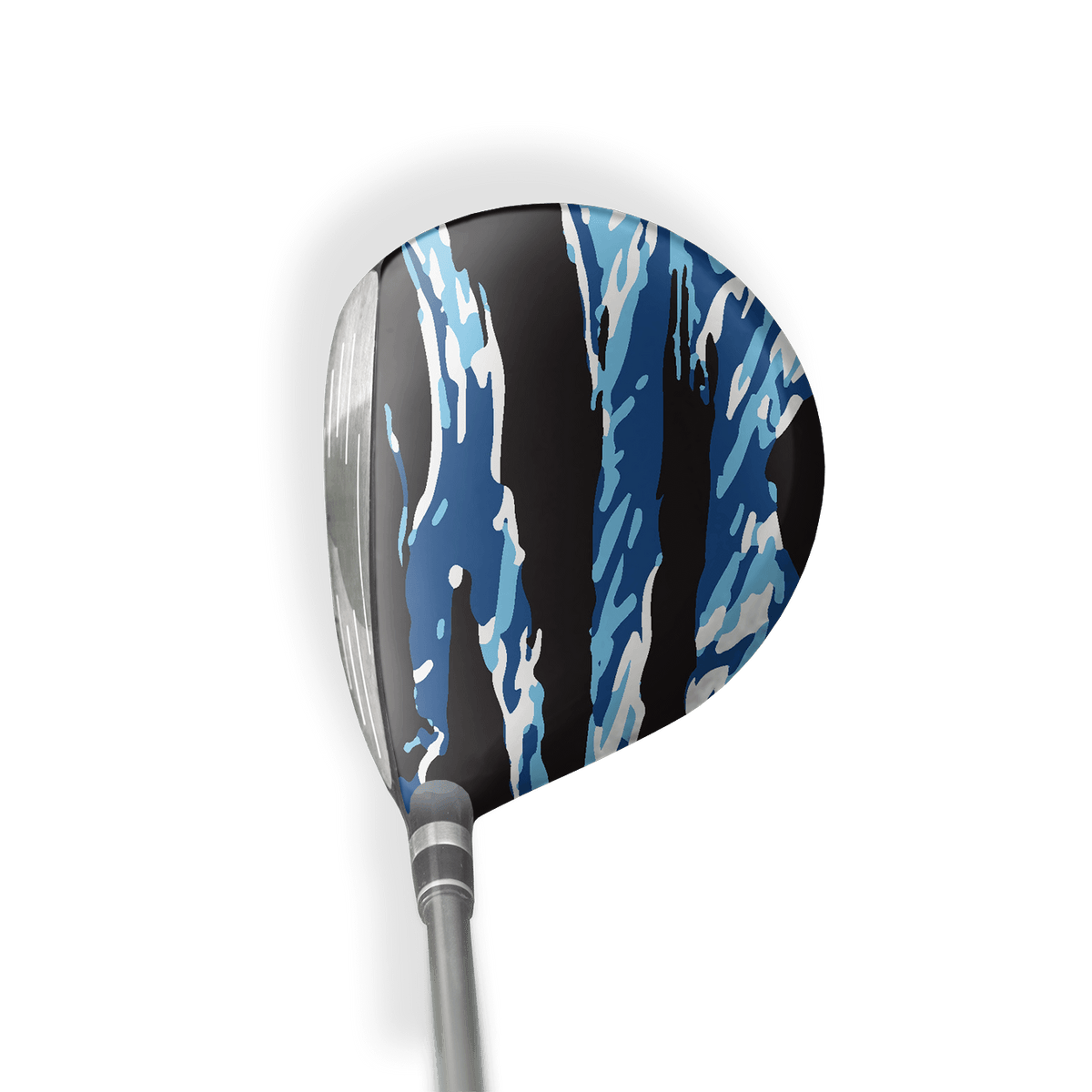 Fairway Wood / Hybrid Right Handed Vietnam Tiger Stripe Baby Blue Vinyl Wrap Skin