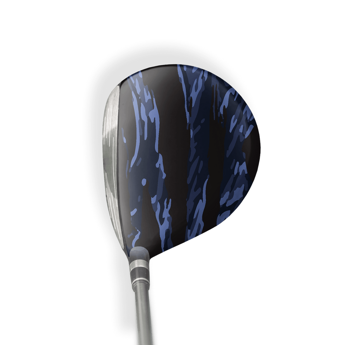 Fairway Wood / Hybrid Right Handed Vietnam Tiger Stripe Blue Midnight Vinyl Wrap Skin