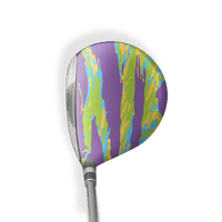 Fairway Wood / Hybrid Right Handed Vietnam Tiger Stripe Carnival Vinyl Wrap Skin
