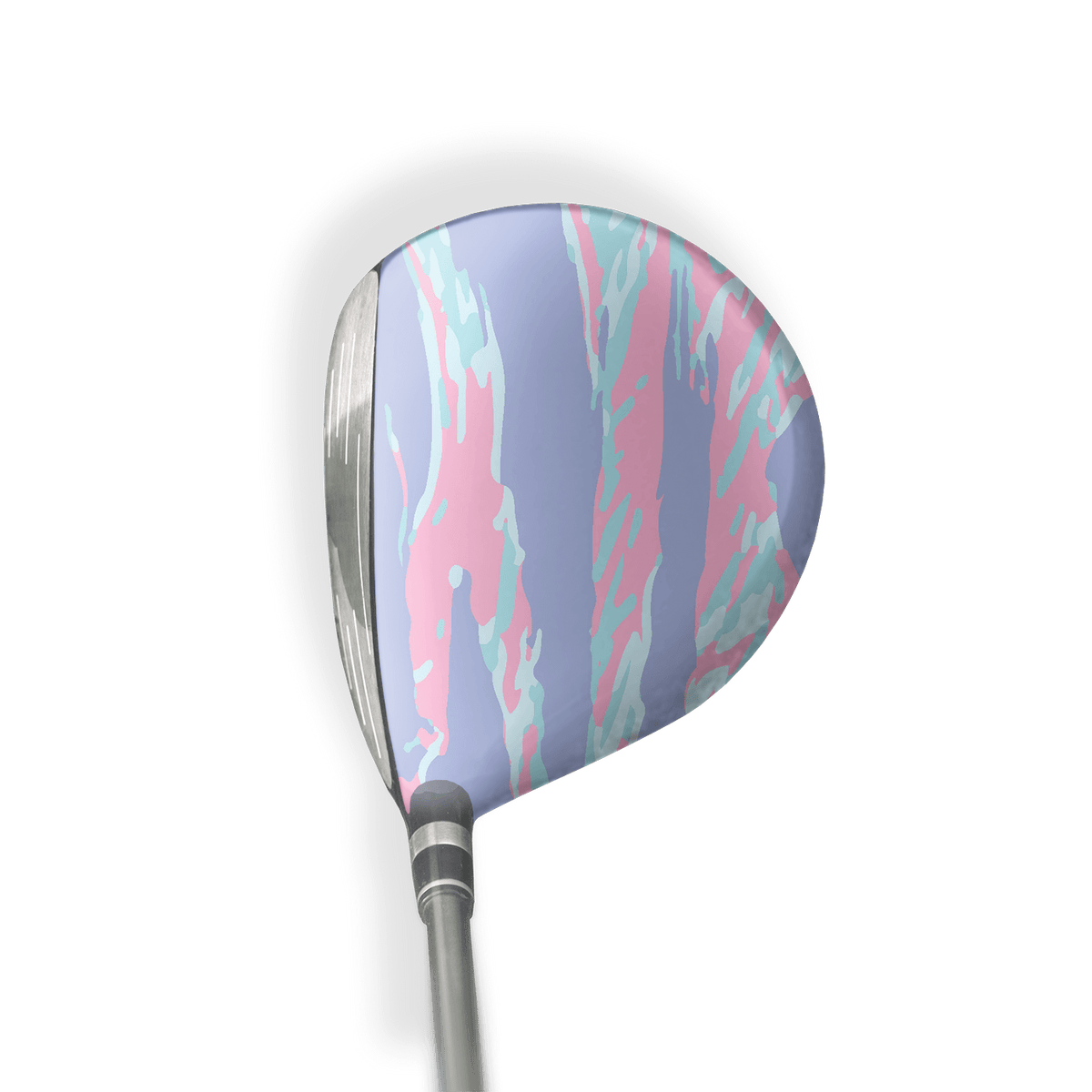 Fairway Wood / Hybrid Right Handed Vietnam Tiger Stripe Cotton Candy Vinyl Wrap Skin