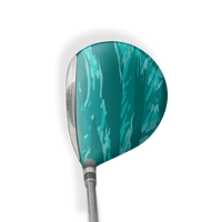 Fairway Wood / Hybrid Right Handed Vietnam Tiger Stripe Elite Tiffany Blue Vinyl Wrap Skin