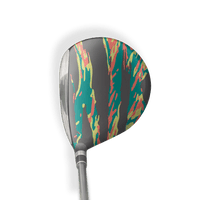 Fairway Wood / Hybrid Right Handed Vietnam Tiger Stripe Fiesta Vinyl Wrap Skin