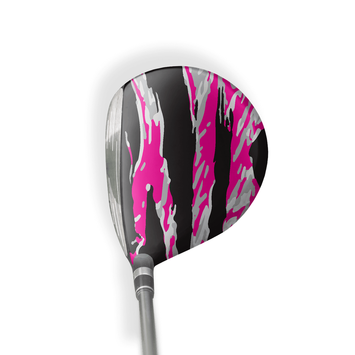 Fairway Wood / Hybrid Right Handed Vietnam Tiger Stripe Magenta Tiger Vinyl Wrap Skin