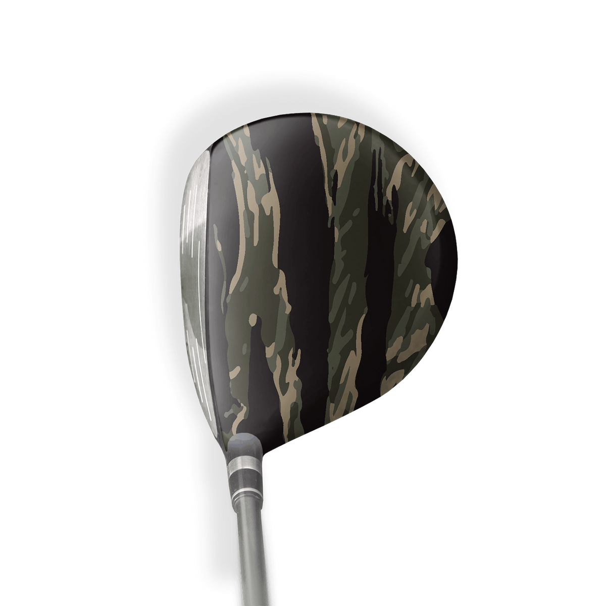 Fairway Wood / Hybrid Right Handed Vietnam Tiger Stripe Militant Green Vinyl Wrap Skin