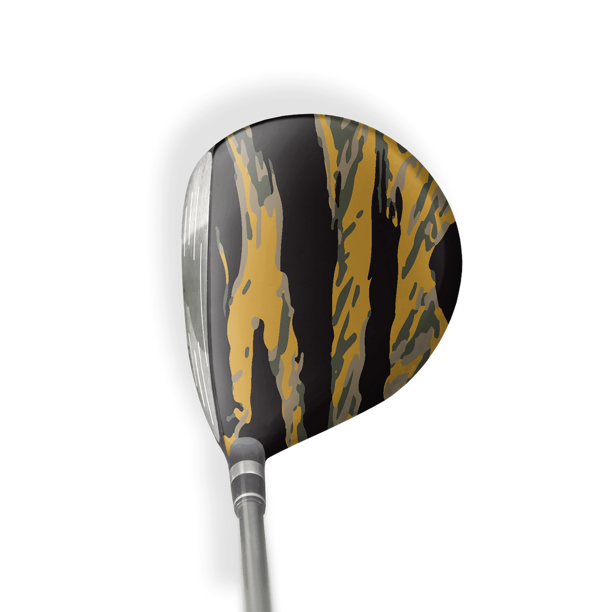 Fairway Wood / Hybrid Right Handed Vietnam Tiger Stripe Militant Yellow Vinyl Wrap Skin