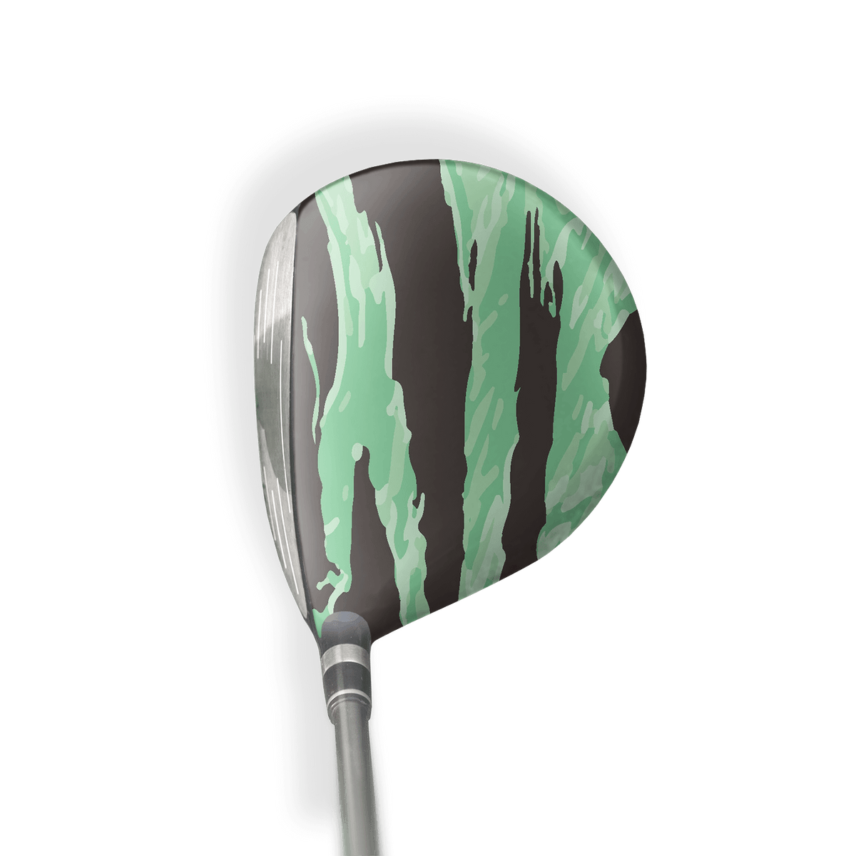 Fairway Wood / Hybrid Right Handed Vietnam Tiger Stripe Mint Chocolate Chip Vinyl Wrap Skin