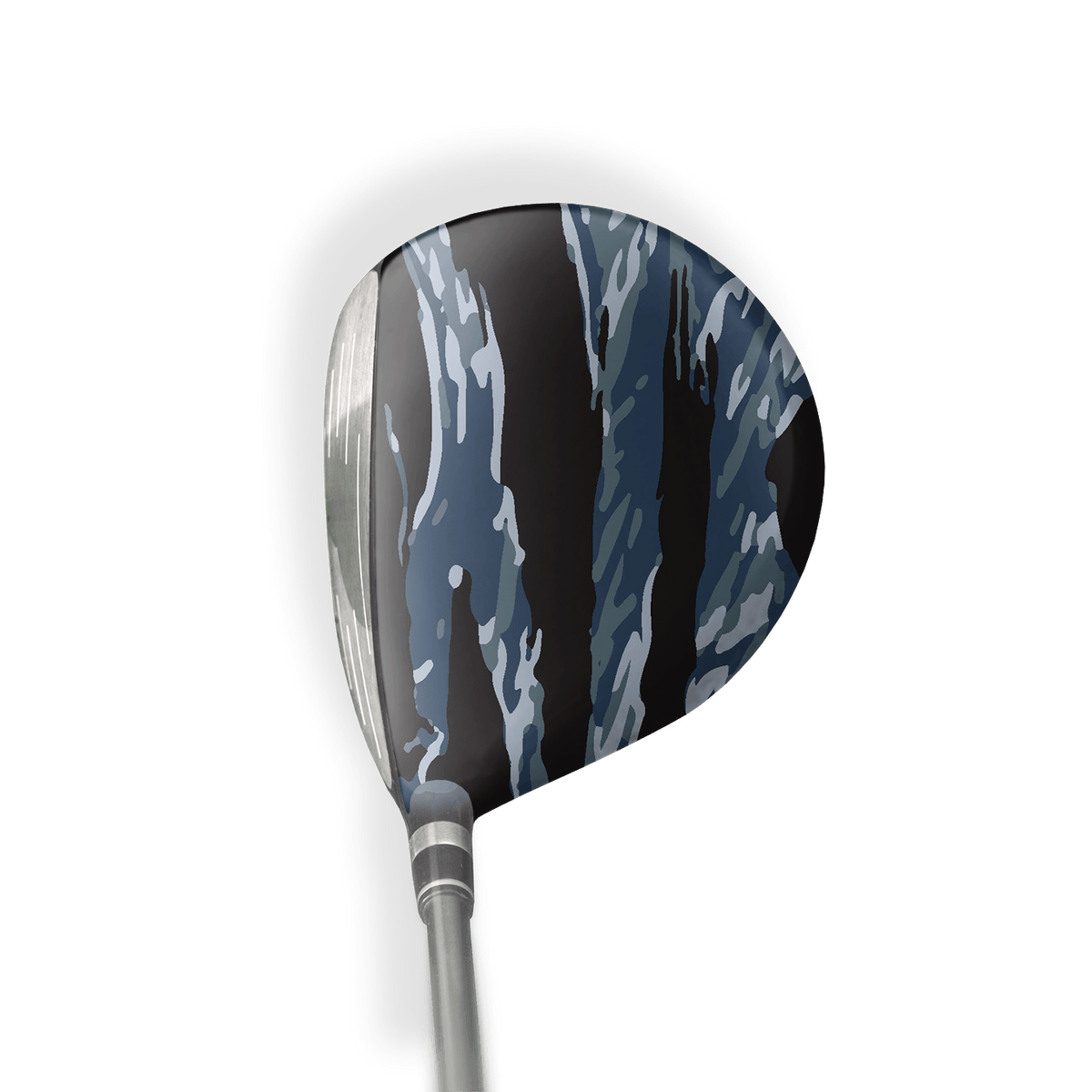 Fairway Wood / Hybrid Right Handed Vietnam Tiger Stripe Navy Vinyl Wrap Skin