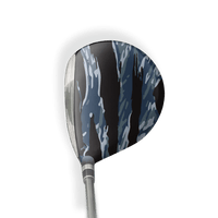 Fairway Wood / Hybrid Right Handed Vietnam Tiger Stripe Navy Vinyl Wrap Skin