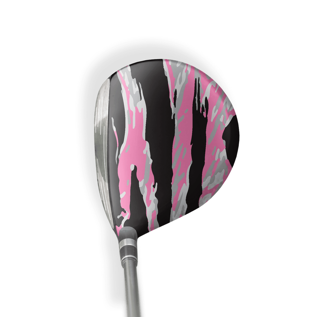 Fairway Wood / Hybrid Right Handed Vietnam Tiger Stripe Pink Tiger Vinyl Wrap Skin