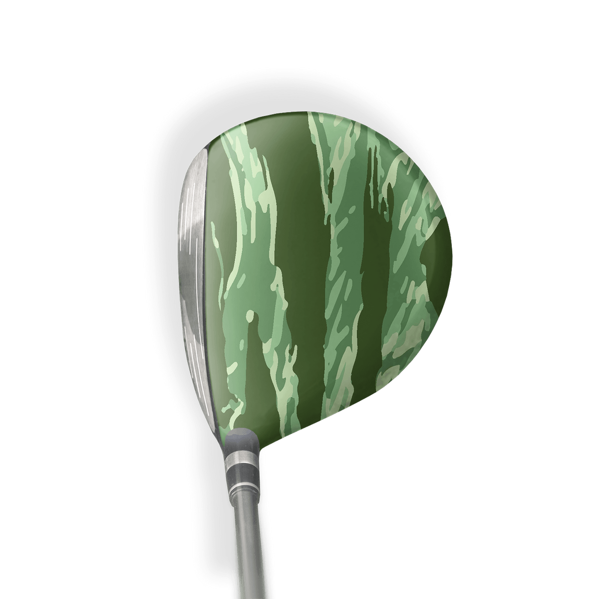 Fairway Wood / Hybrid Right Handed Vietnam Tiger Stripe Pistachio Vinyl Wrap Skin