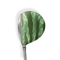 Fairway Wood / Hybrid Right Handed Vietnam Tiger Stripe Pistachio Vinyl Wrap Skin