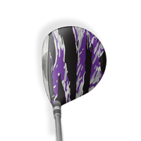 Fairway Wood / Hybrid Right Handed Vietnam Tiger Stripe Purple Tiger Vinyl Wrap Skin