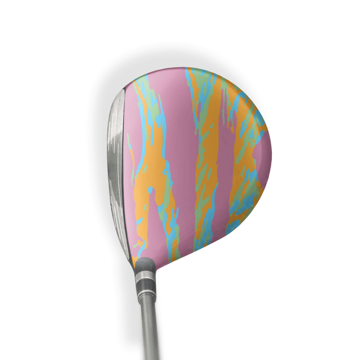 Fairway Wood / Hybrid Right Handed Vietnam Tiger Stripe Sherbert Vinyl Wrap Skin