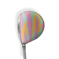 Fairway Wood / Hybrid Right Handed Vietnam Tiger Stripe Sherbert Vinyl Wrap Skin