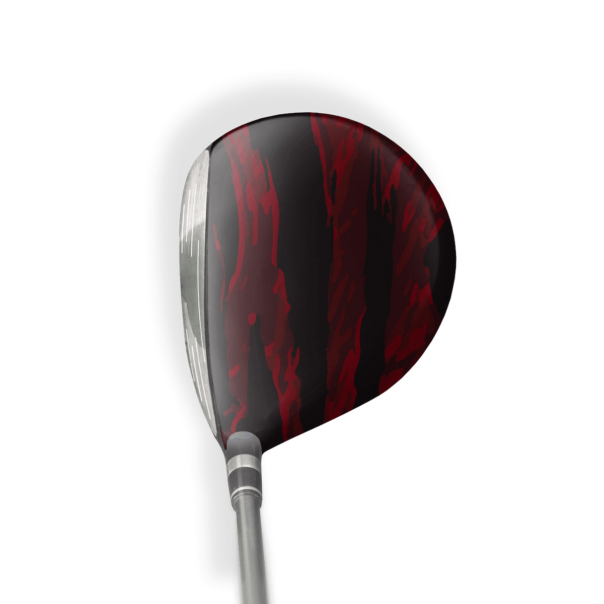 Fairway Wood / Hybrid Right Handed Vietnam Tiger Stripe Vampire Red Vinyl Wrap Skin