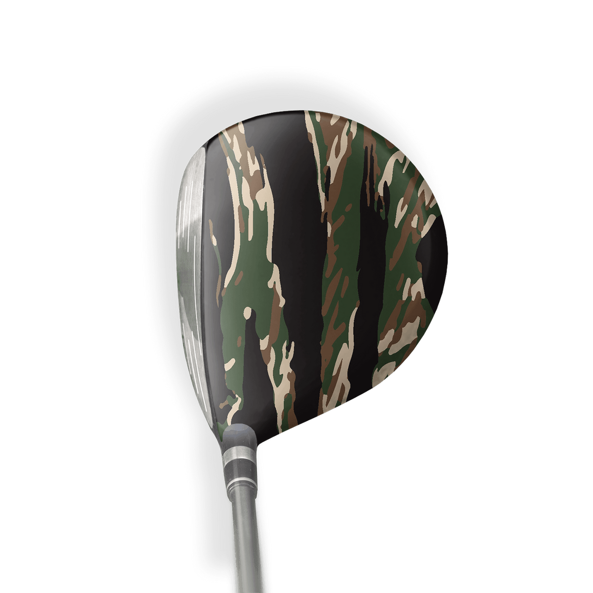 Fairway Wood / Hybrid Right Handed Vietnam Tiger Stripe Woodland Vinyl Wrap Skin