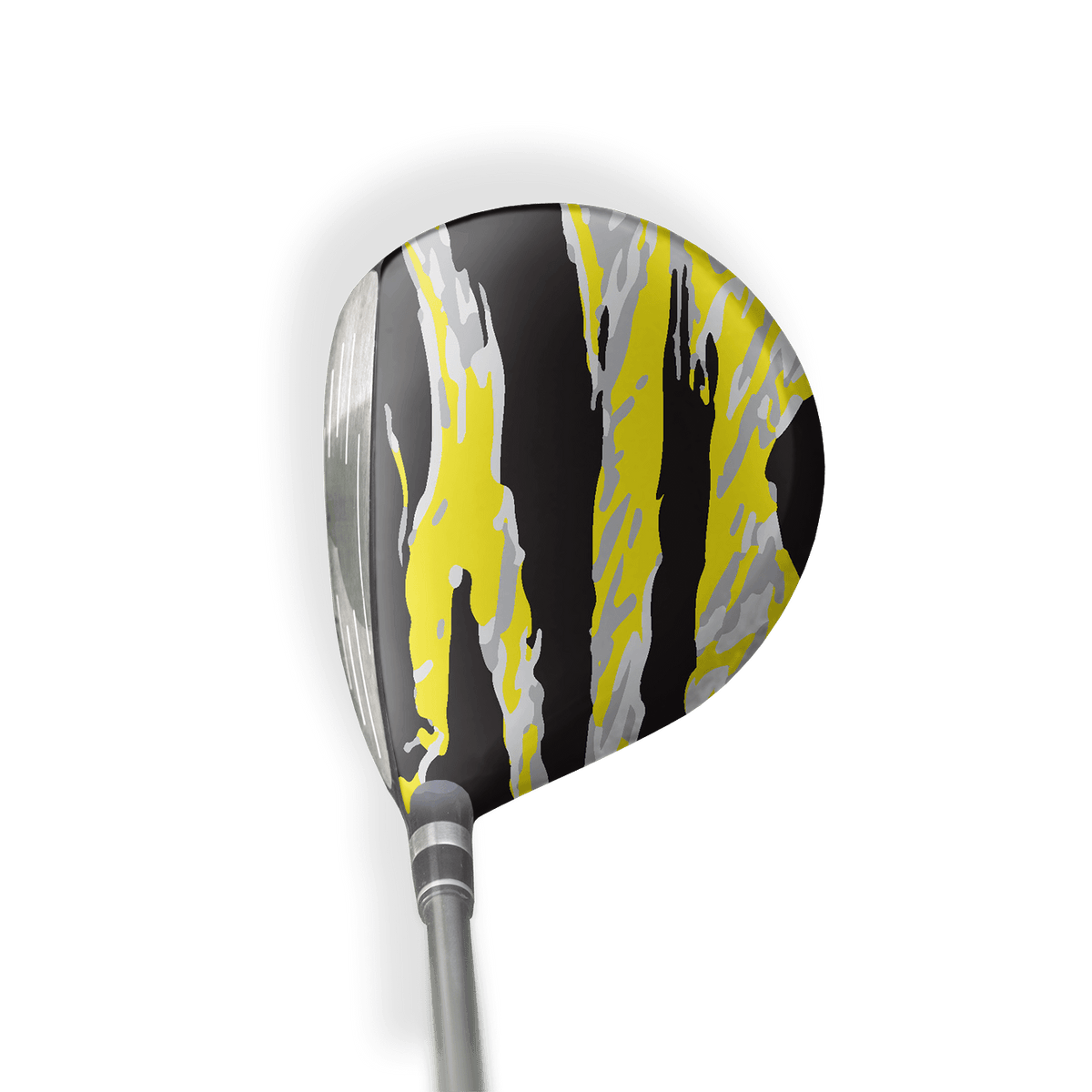 Fairway Wood / Hybrid Right Handed Vietnam Tiger Stripe Yellow Tiger Vinyl Wrap Skin