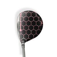 Fairway Wood / Hybrid Right Handed Vivid Hex Pink Vinyl Wrap Skin