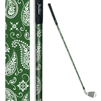 Iron + Putter Shaft Bandana Green & White Skin