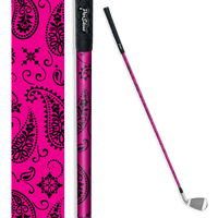 Iron + Putter Shaft Bandana Magenta & Black Skin