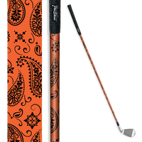 Iron + Putter Shaft Bandana Orange & Black Skin