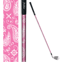 Iron + Putter Shaft Bandana Pink & White Skin