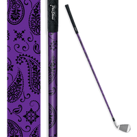 Iron + Putter Shaft Bandana Purple & Black Skin
