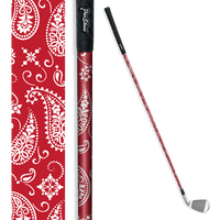 Iron + Putter Shaft Bandana Red & White Skin