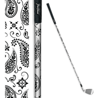 Iron + Putter Shaft Bandana White & Black Skin