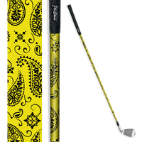 Iron + Putter Shaft Bandana Yellow & Black Skin