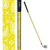 Iron + Putter Shaft Bandana Yellow & White Skin