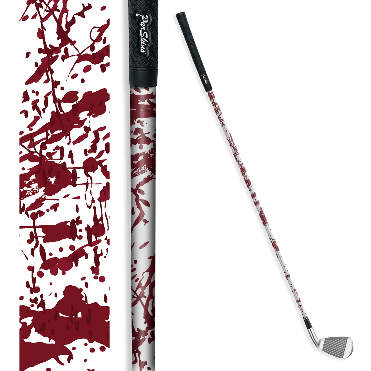 Iron + Putter Shaft Bloodbath White Skin