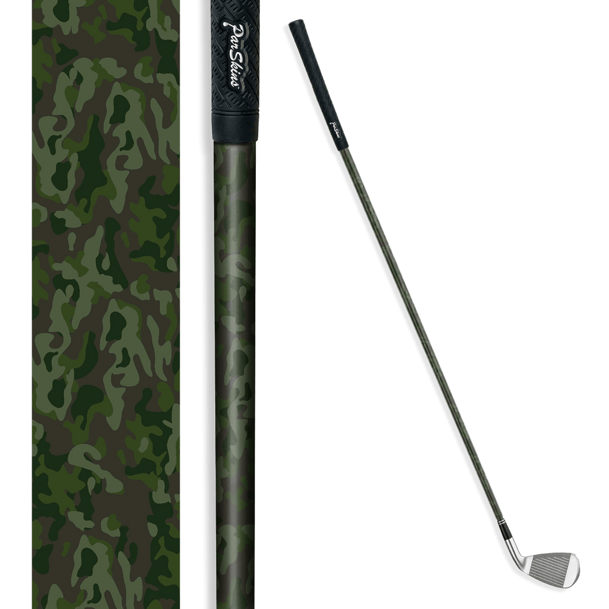 Iron + Putter Shaft Classic Army Dark Green Skin