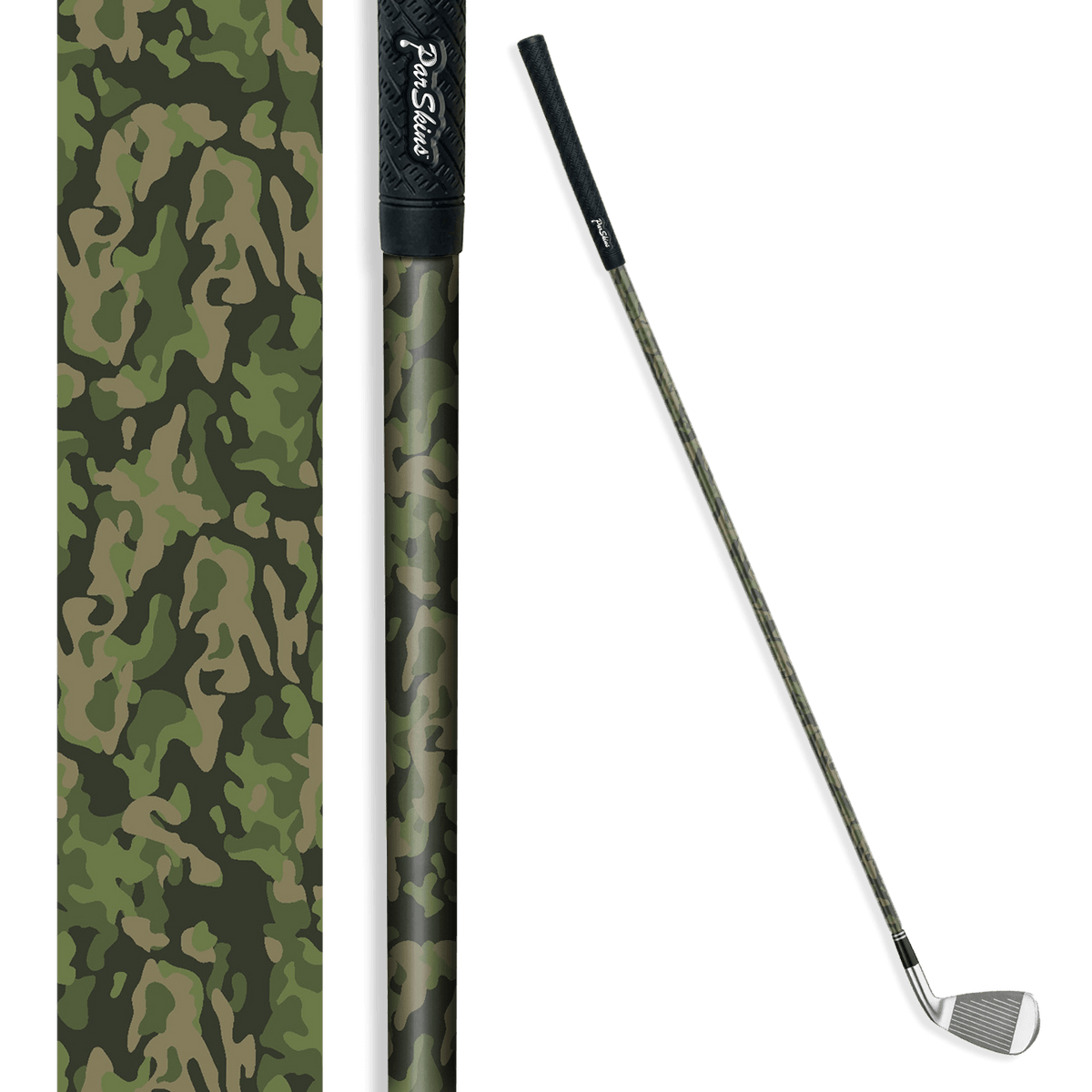 Iron + Putter Shaft Classic Army Green Skin