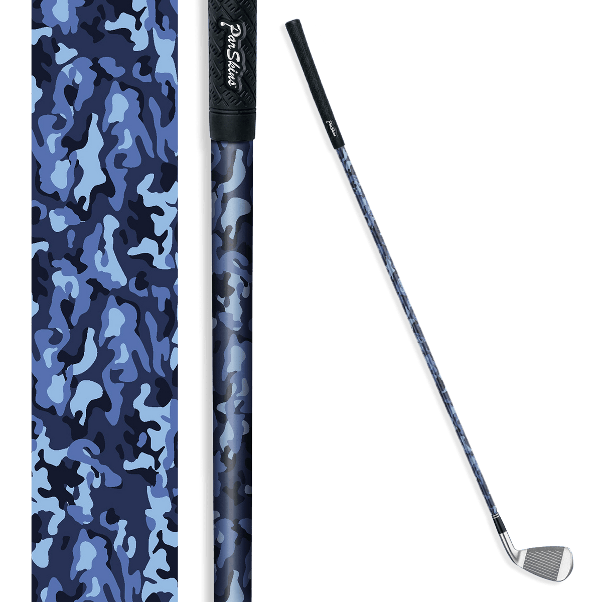 Iron + Putter Shaft Classic Blue Urban Night Skin